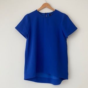 Madewell blue blouse